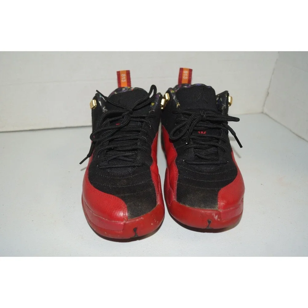 Air Jordan Retro 12‎ DH9695-001 Black Varsity Red Size 6.5Y